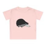 Camiseta de bebe - Rosa empolvado - Eriço Camiseta de bebe - Rosa empolvado - Eriço