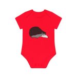 Body bebe manga corta organico - Rojo - Eriço Body bebe manga corta organico - Rojo - Eriço