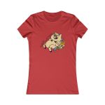 Camiseta mujer Favorite - Rojo - Camiseta «Sadoll com porc»