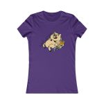 Camiseta mujer Favorite - Morado equipo - Camiseta «Sadoll com porc»