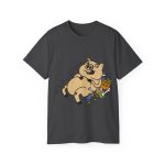 Camiseta ultra algodon - Gris oscuro jaspeado - Camiseta «Sadoll com porc» Camiseta ultra algodon - Gris oscuro jaspeado - Camiseta «Sadoll com porc»