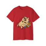 Camiseta ultra algodon - Rojo - Camiseta «Sadoll com porc» Camiseta ultra algodon - Rojo - Camiseta «Sadoll com porc»