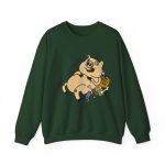 Sudadera cuello redondo - Verde bosque - Camiseta «Sadoll com porc» Sudadera cuello redondo - Verde bosque - Camiseta «Sadoll com porc»