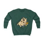 Sudadera infantil - Verde botella - Camiseta «Sadoll com porc» Sudadera infantil - Verde botella - Camiseta «Sadoll com porc»