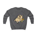 Sudadera infantil - Gris marengo - Camiseta «Sadoll com porc» Sudadera infantil - Gris marengo - Camiseta «Sadoll com porc»
