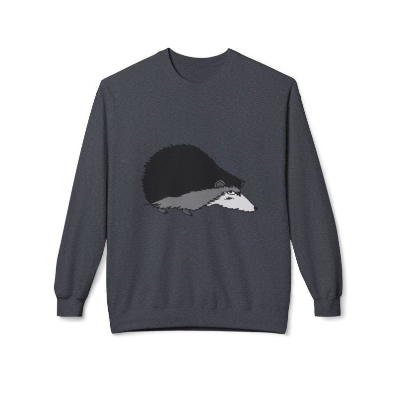 Sudadera Softstyle cuello redondo - Gris jaspeado oscuro - Eriço