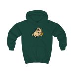 Sudadera con capucha infantil - Verde botella - Camiseta «Sadoll com porc»