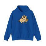 Sudadera con capucha - Azul royal - Camiseta «Sadoll com porc»