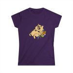 Camiseta mujer Softstyle - Morado - Camiseta «Sadoll com porc»