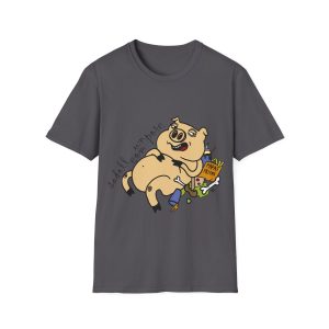 Camiseta Softstyle - Gris marengo - Camiseta «Sadoll com porc»