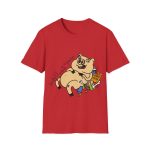 Camiseta Softstyle - Rojo - Camiseta «Sadoll com porc»