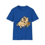 Camiseta Softstyle - Azul royal - Camiseta «Sadoll com porc»