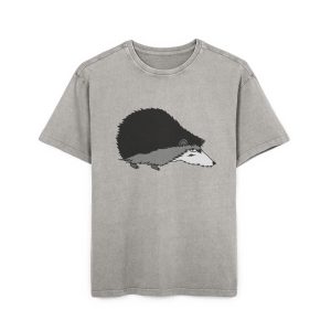 Camiseta oversize lavado acido - Gris asfalto - Eriço