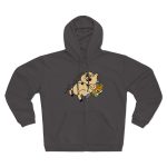 Sudadera capucha con cremallera premium - Antracita - Camiseta «Sadoll com porc» Sudadera capucha con cremallera premium - Antracita - Camiseta «Sadoll com porc»