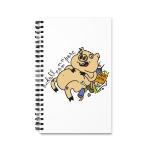 Cuaderno de espiral - Camiseta «Sadoll com porc»