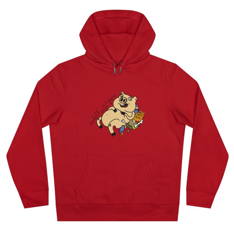 Sudadera con capucha King - Rojo - Camiseta «Sadoll com porc»
