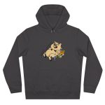 Sudadera con capucha King - Gris asfalto - Camiseta «Sadoll com porc» Sudadera con capucha King - Gris asfalto - Camiseta «Sadoll com porc»
