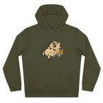 Sudadera con capucha King - Caqui - Camiseta «Sadoll com porc» Sudadera con capucha King - Caqui - Camiseta «Sadoll com porc»