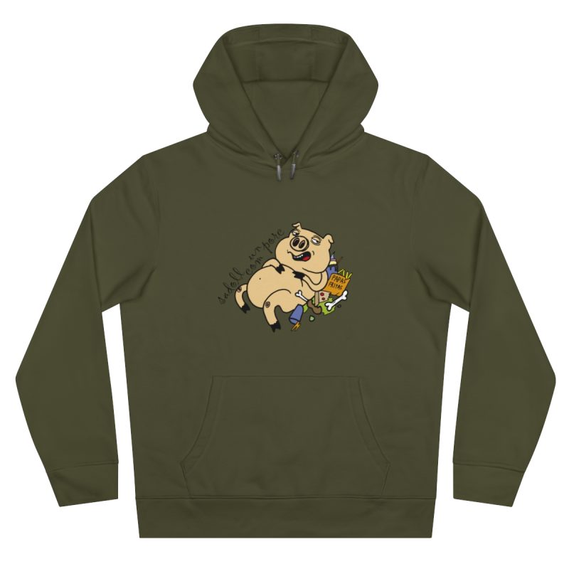 Sudadera con capucha King - Caqui - Camiseta «Sadoll com porc»