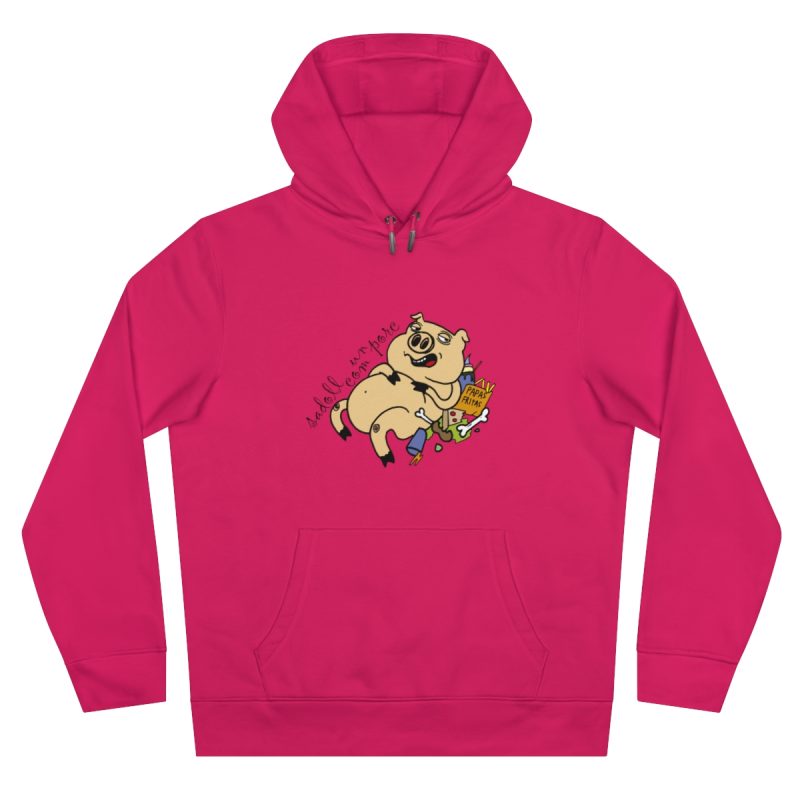 Sudadera con capucha King - Magenta - Camiseta «Sadoll com porc»