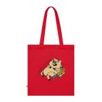 Bolsa de algodon organico - Rojo clasico - Camiseta «Sadoll com porc»