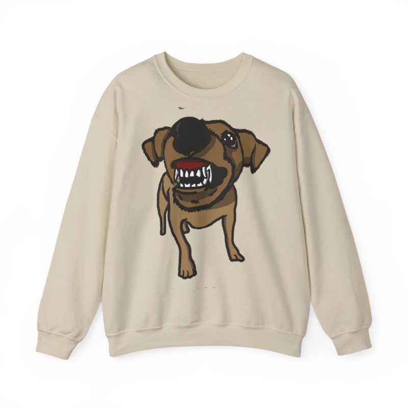 Sudadera cuello redondo - Arena - Camiseta «Ca que ladra no mossega»