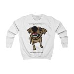 Sudadera infantil - Blanco artico - Camiseta «Ca que ladra no mossega»