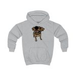 Sudadera con capucha infantil - Gris jaspeado claro - Camiseta «Ca que ladra no mossega» Sudadera con capucha infantil - Gris jaspeado claro - Camiseta «Ca que ladra no mossega»