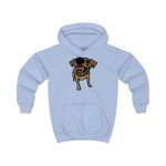 Sudadera con capucha infantil - Azul cielo - Camiseta «Ca que ladra no mossega» Sudadera con capucha infantil - Azul cielo - Camiseta «Ca que ladra no mossega»
