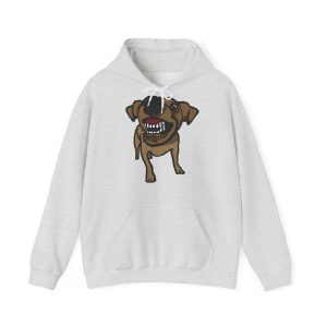 Sudadera con capucha - Gris ceniza - Camiseta «Ca que ladra no mossega»