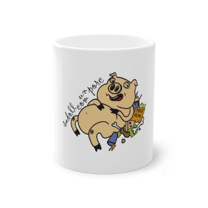 Taza estandar 325 ml - Blanco - Camiseta «Sadoll com porc»