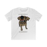 Camiseta infantil Softstyle - Blanco - Camiseta «Ca que ladra no mossega» Camiseta infantil Softstyle - Blanco - Camiseta «Ca que ladra no mossega»