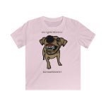 Camiseta infantil Softstyle - Rosa claro - Camiseta «Ca que ladra no mossega» Camiseta infantil Softstyle - Rosa claro - Camiseta «Ca que ladra no mossega»