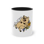 Taza bicolor - Negro - Camiseta «Sadoll com porc» Taza bicolor - Negro - Camiseta «Sadoll com porc»