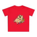 Camiseta de bebe - Rojo - Camiseta «Sadoll com porc» Camiseta de bebe - Rojo - Camiseta «Sadoll com porc»