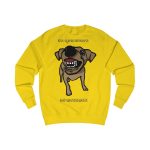 Sudadera clasica - Amarillo sol - Camiseta «Ca que ladra no mossega»