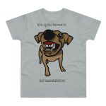 Camiseta hombre punto liso - Gris Pacifico - Camiseta «Ca que ladra no mossega»