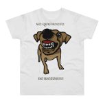 Camiseta hombre punto liso - Blanco - Camiseta «Ca que ladra no mossega»