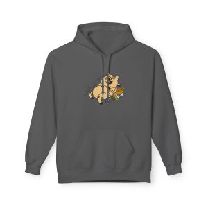 Sudadera Softstyle con capucha - Gris marengo - Camiseta «Sadoll com porc»