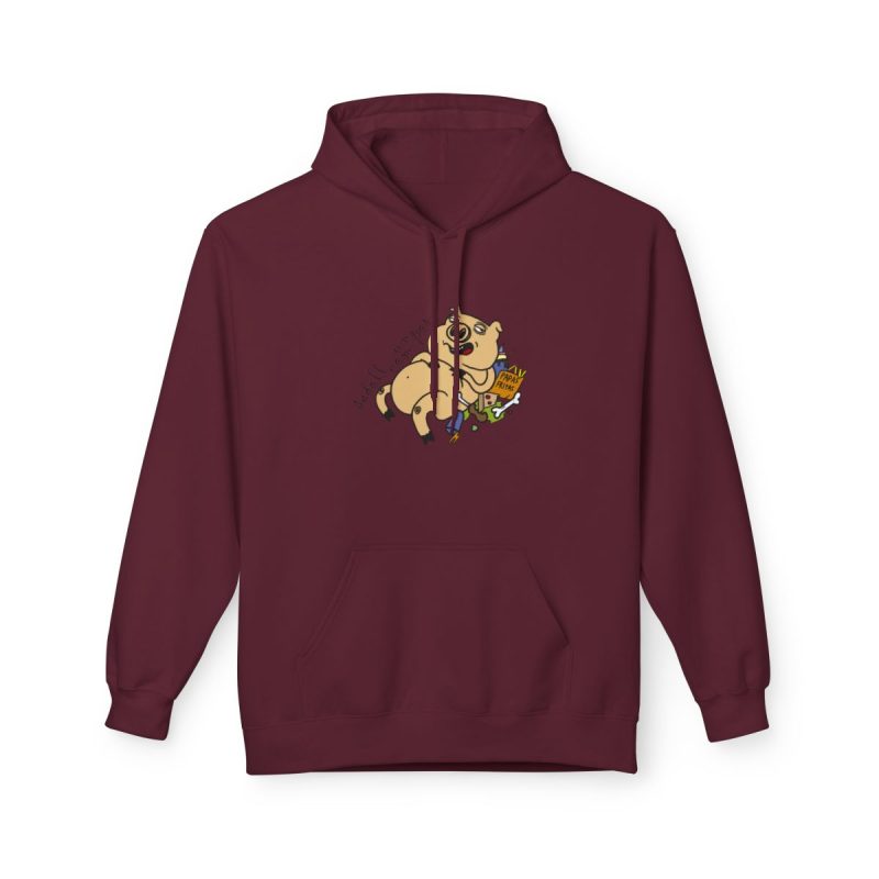 Sudadera Softstyle con capucha - Granate - Camiseta «Sadoll com porc»