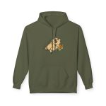 Sudadera Softstyle con capucha - Verde militar - Camiseta «Sadoll com porc»