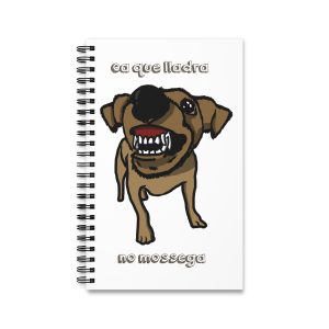 Cuaderno de espiral - Camiseta «Ca que ladra no mossega»