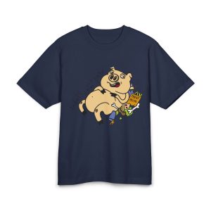 Camiseta Freestyler tacto seco - Azul marino frances - Camiseta «Sadoll com porc»