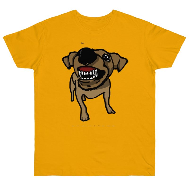 Camiseta punto liso - Albaricoque - Camiseta «Ca que ladra no mossega»