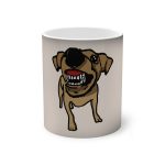 Taza magica que cambia de color - Negro - Camiseta «Ca que ladra no mossega»