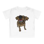 Camiseta de bebe - Blanco - Camiseta «Ca que ladra no mossega»
