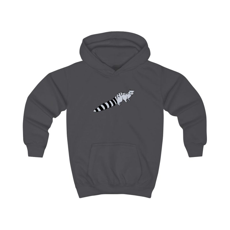 Sudadera con capucha infantil - Gris marengo - Geneta