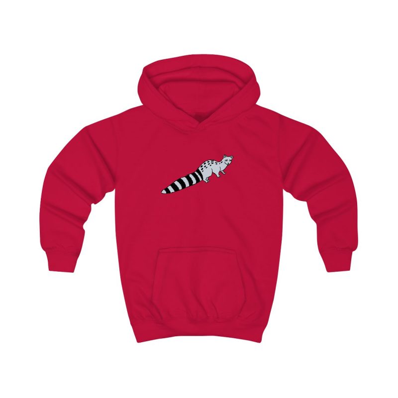 Sudadera con capucha infantil - Rojo fuego - Geneta