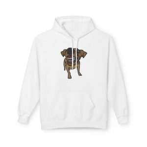 Sudadera Softstyle con capucha - Blanco - Camiseta «Ca que ladra no mossega»