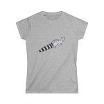Camiseta mujer Softstyle - Gris deportivo - Geneta Camiseta mujer Softstyle - Gris deportivo - Geneta